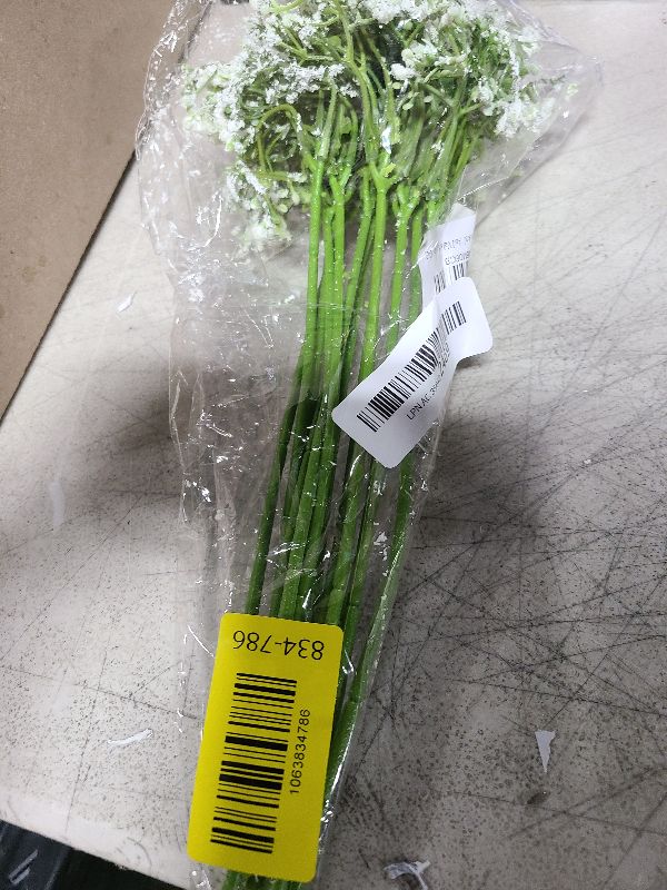 View 2 of 12pcs Babys Breath Artificial Flowers,Flores Artificiales Para Decoracion White Flowers,Wedding Decoration Bouquet Party Home Decoration, Best Gift For Her, Mother'S Day And Valentine'S Day Gift