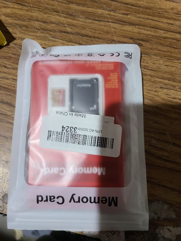 Photo 1 of 2 Pack Memory Card 64GB with Adapter, High Speed TF Card, UHS-I C10 A1 Memory TF Card for Tablet/Mobile Phone/Camera/Car Audio/Game Console (TF162 Red Gold 64GB)