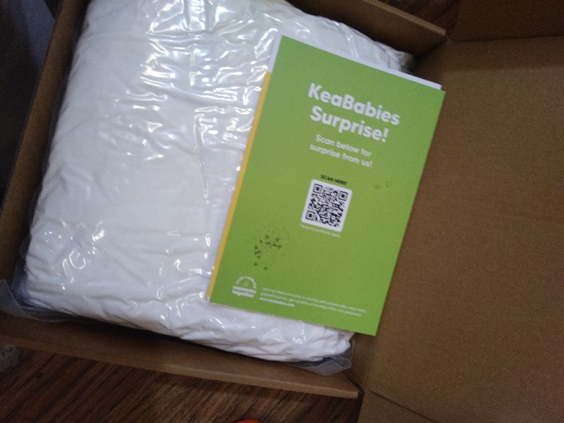 Photo 1 of 2-Pack Waterproof Crib Mattress Protector Cover Fitted - Quiet Baby Crib Mattress Pad Sheets, 52" x 28" Soft Quilted Cotton Baby Sheet, Machine Washable, Easy Fit, Durable (Soft White/Mavy)