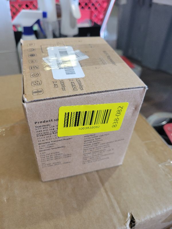 Photo 1 of 1200Mbps WiFi Extender Signal Booster,WiFi Extender Dual Band for Home?New Gen 6X Faster Internet Booster Extender, WiFi Repeater Coverage up to 10K sq.ft and 65 Devices(Black)