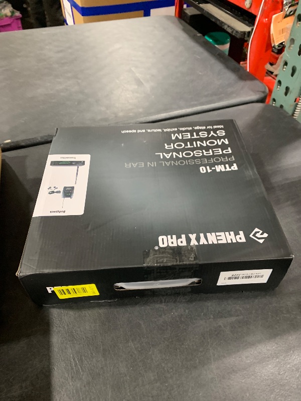 Photo 1 of Phenyx Pro UHF Stereo Wireless in Ear Monitor System, Wireless IEM, 900MHz Band Selectable Frequency, Rack Mountable, 160 ft. Operation, Suitable for Stage, Studio, Exhibit, Lecture, Speech (PTM-10)