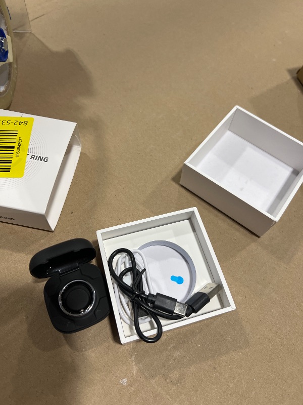 Photo 1 of Smring Smart Ring, Fitness Tracking Ring, Heart Rate Monitor Health Tracker for Women/Men, IP68—No Subscription—Sleep Tracker for iPhone and Android, Up to 10 Days of Battery Life (Silver, #9)