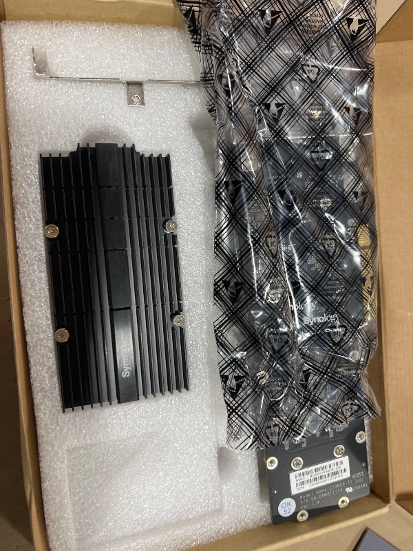 Photo 1 of Synology 10Gb Ethernet and M.2 Adapter card E10M20-T1, RJ-45; 1 port