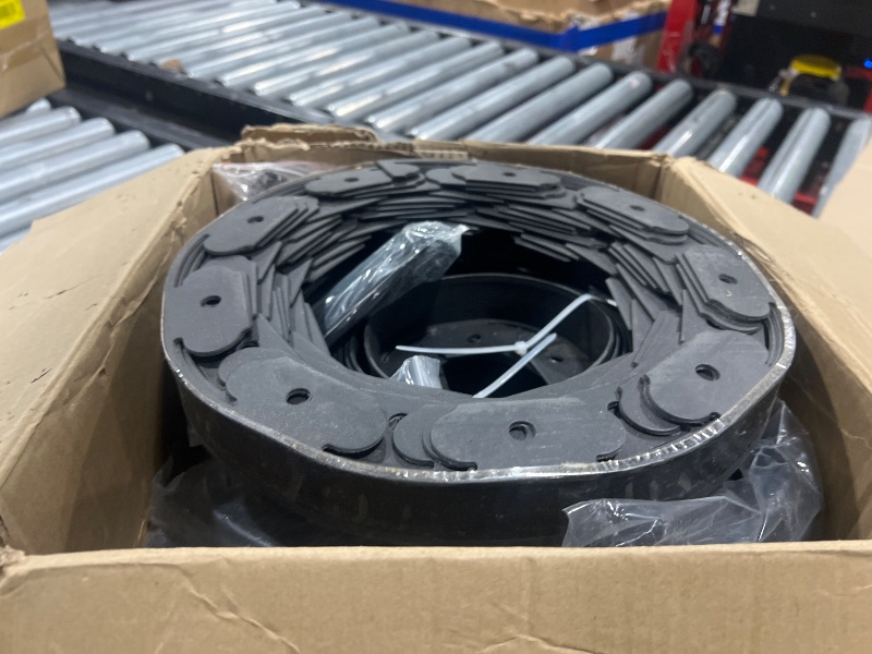 Photo 1 of 100ft,1.5in Tall Landscape Edging Kit with 150 Spikes, Not Digging Flexible Plastic Edge Border for Landscaping, Lawn, Garden, Flower Beds, Yard, Paver, Playground, Fence, Pathway,3pack, 33ft Each