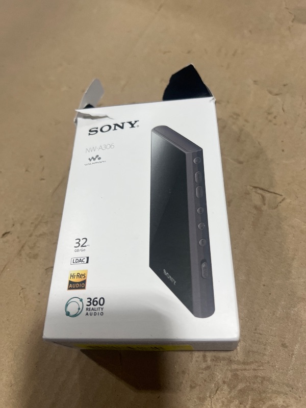 Photo 1 of Sony NW-A306 Walkman 32GB Hi-Res Portable Digital Music Player with Android, up to 36 Hour Battery, Wi-Fi & Bluetooth and USB Type-C – Black NW-A306/B, Black