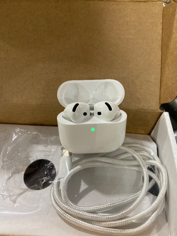 Photo 1 of Apple AirPods 4 with Active Noise Cancellation (Renewed)