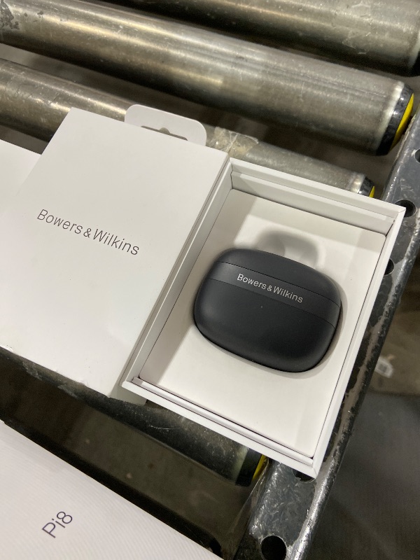 Photo 1 of Bowers & Wilkins Pi8 Bluetooth Wireless Earbuds (Anthracite Black), in-Ear Bluetooth Earphones with Qualcomm Chipset & aptX Lossless, Active Noise Cancelling Earbuds, 3 Built-in Mics, 15-Min Charging