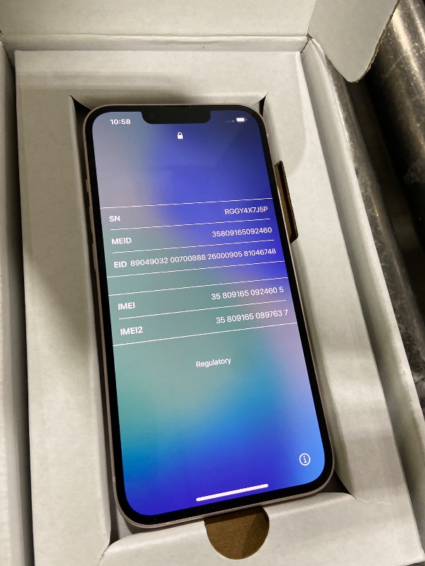 Photo 1 of ******PASSCODE LOCKED******Apple iPhone (Renewed Premium) 13, 512GB, Pink -Passcode locked