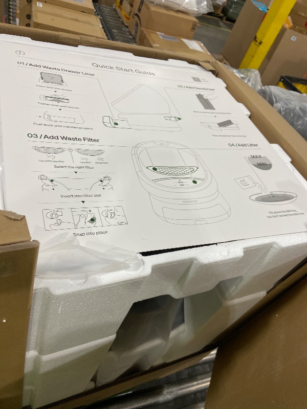 Photo 1 of PETLIBRO Luma Automatic Cat Litter Box AI-Camera Waste Analysis, Auto Odor-Control Self Cleaning Cat Litter Box with Multi-Cats Recognition, Smart App Usage Tracking, Safety Sensors and Large Open Top