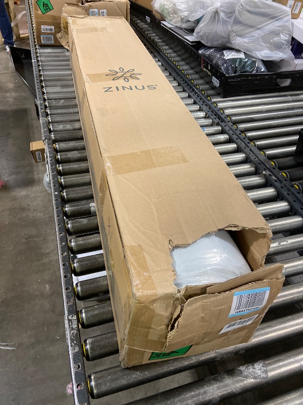 Photo 1 of Zinus 10 Inch Queen Green Tea Memory Foam Mattress [New Version], Fiberglass Free, Medium Firm Feel, Zoned Pressure Relief, Certified Safe Foams & Fabric, Mattress in A Box