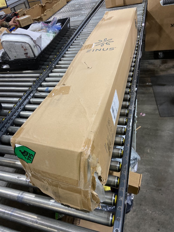 Photo 1 of Zinus 10 Inch Queen Green Tea Memory Foam Mattress [New Version], Fiberglass Free, Medium Firm Feel, Zoned Pressure Relief, Certified Safe Foams & Fabric, Mattress in A Box