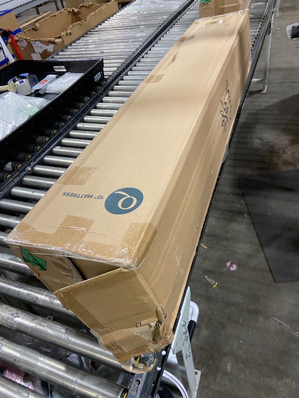 Photo 1 of Zinus 10 Inch Queen Green Tea Memory Foam Mattress [New Version], Fiberglass Free, Medium Firm Feel, Zoned Pressure Relief, Certified Safe Foams & Fabric, Mattress in A Box