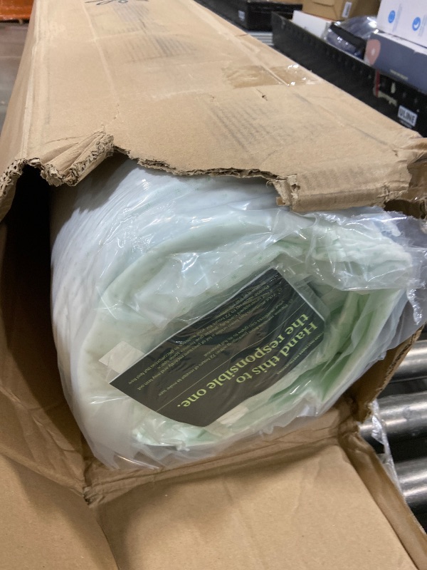 Photo 1 of Zinus 10 Inch Queen Green Tea Memory Foam Mattress [New Version], Fiberglass Free, Medium Firm Feel, Zoned Pressure Relief, Certified Safe Foams & Fabric, Mattress in A Box