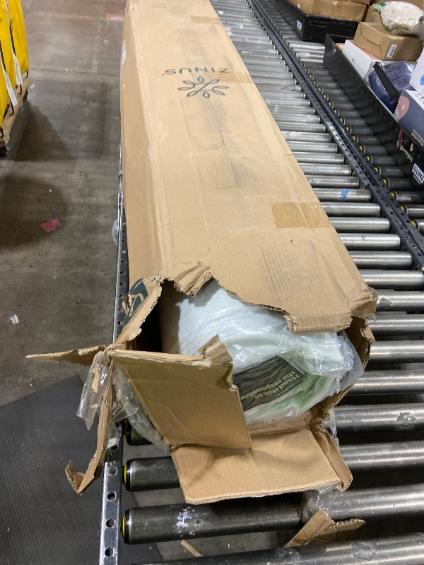 Photo 1 of Zinus 10 Inch Queen Green Tea Memory Foam Mattress [New Version], Fiberglass Free, Medium Firm Feel, Zoned Pressure Relief, Certified Safe Foams & Fabric, Mattress in A Box