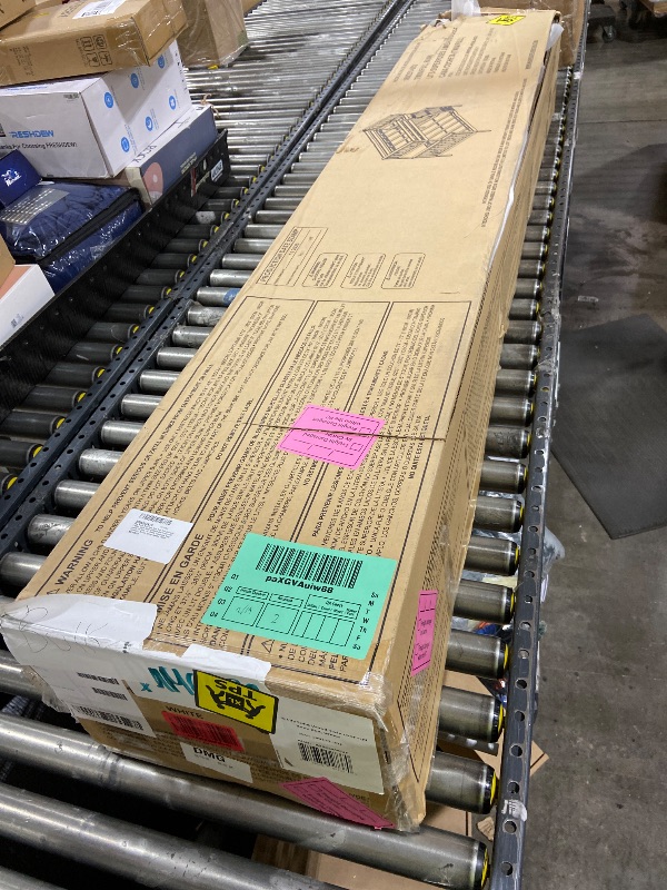 Photo 1 of Max & Lily Bunk Bed Twin Over Full Size with Ladder, Solid Wood Platform Bed Frame with Ladder for Kids, 14" Safety Guardrails, Easy Assembly, No Box Spring Needed, White