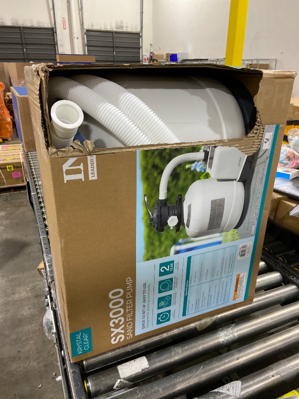 Photo 1 of Intex 26651EG 3,000 GPH Above Ground Pool Sand Filter Pump with Automatic Timer