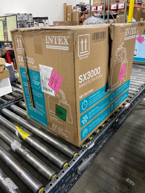 Photo 1 of Intex 26651EG 3,000 GPH Above Ground Pool Sand Filter Pump with Automatic Timer