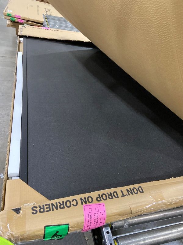 Photo 1 of INNOVART Extra Large Cork Bulletin Board 96"X48" with 40 Push Pins, Corkboard with Black Wood Frame, Cork Notice Board Message Board for Wall, Wall Mount Framed Pin Board for Home, Office, School