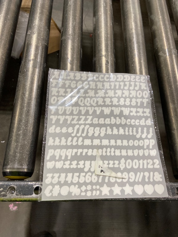 Photo 1 of 1/2 Inch Letters Stickers - 1664 Pieces Capital Alphabet Sticker for Scrapbook,Name,Water Bottle,Inventory,Crafts and DIY - White