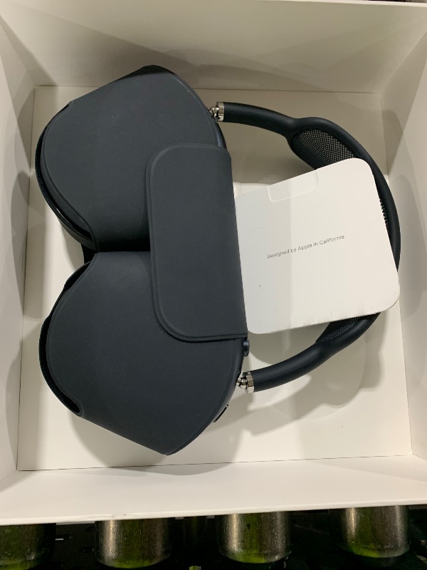 Photo 1 of Apple AirPods Max Wireless Over-Ear Headphones, Pro-Level Active Noise Cancellation, Transparency Mode, Personalized Spatial Audio, USB-C Charging, Bluetooth Headphones for iPhone - Midnight
