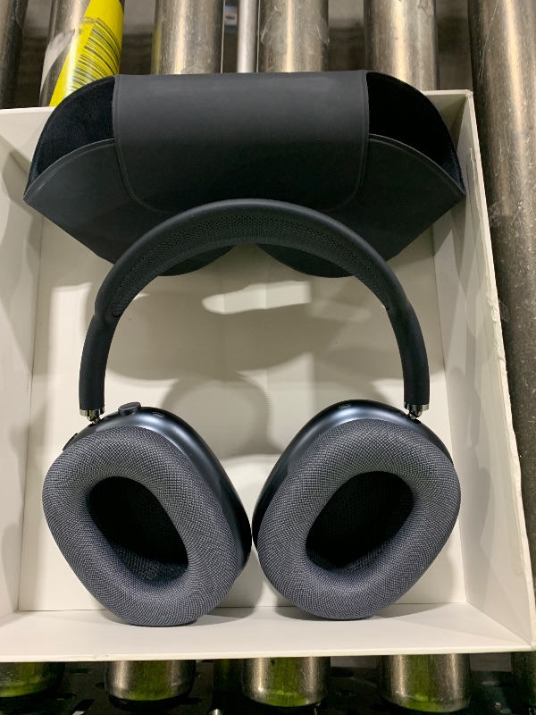 Photo 1 of Apple AirPods Max Wireless Over-Ear Headphones, Pro-Level Active Noise Cancellation, Transparency Mode, Personalized Spatial Audio, USB-C Charging, Bluetooth Headphones for iPhone - Midnight