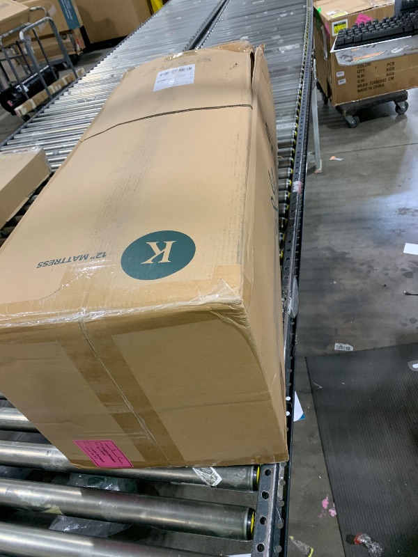 Photo 1 of Zinus 12 Inch King Green Tea Memory Foam Mattress [New Version], Fiberglass Free, Medium Firm Feel, Zoned Pressure Relief, Certified Safe Foams & Fabric, Mattress in A Box