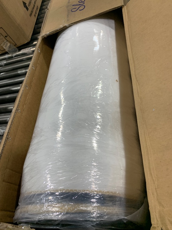 Photo 1 of LETMOON 14 Inch King Size Mattress, Hybrid Memory Foam Mattress, Medium Firm for Side & Back Sleepers, Motion Isolation, Reinforced Edges, Targeted Back Support, No Fiberglass, Bed in a Box