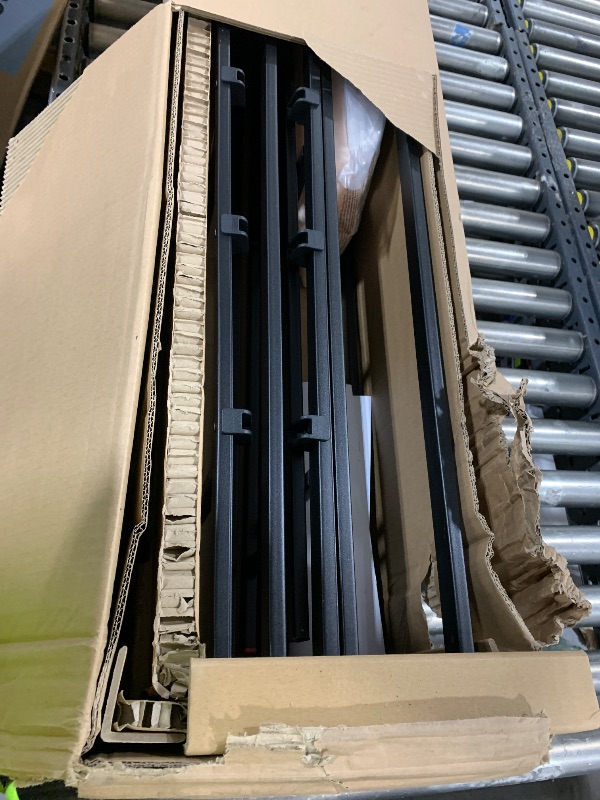 Photo 1 of Amazon Basics Smart Box Spring Bed Base, 9-Inch Height Sturdy Mattress Foundation, Strong Metal Support, Tool-Free Easy Assembly, King, 79" L x 75.5" W x 9" H, White