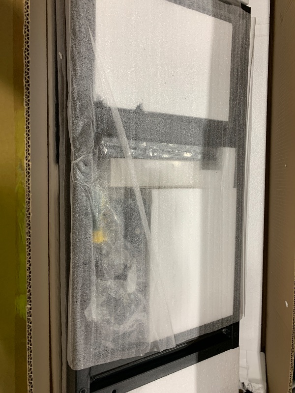 Photo 1 of Wide Format Printer Stand with Laptop Station, Plotter Workbench Table with Pull-out Drafting Storage, Roll Paper Holder, Accessory Drawer & Adjustable Shelf for Plotters/Cutting Machines (Retro)