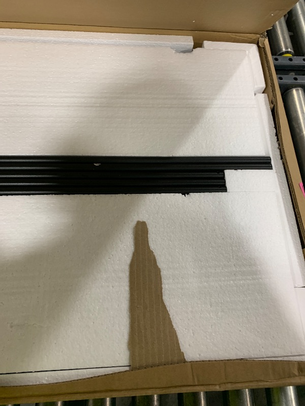 Photo 1 of Natwind Wide Format Printer Stand, Plotter Workbench Table with Pull-Out Drafting Storage, Roll Paper Holder, Accessory Drawer, Adjustable Storage Shelf for Plotters and Cutting Machines (Black)