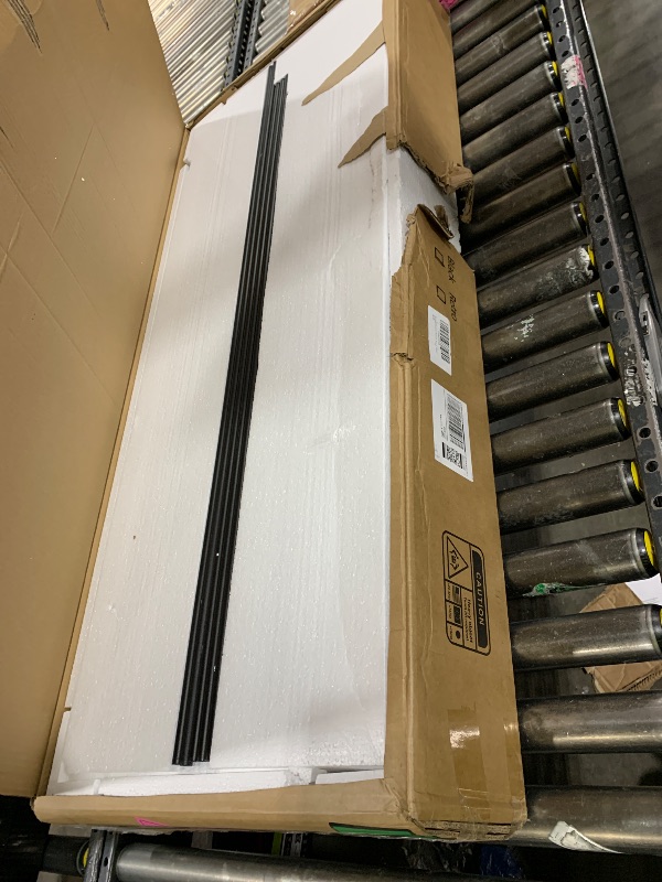 Photo 1 of Natwind Wide Format Printer Stand, Plotter Workbench Table with Pull-Out Drafting Storage, Roll Paper Holder, Accessory Drawer, Adjustable Storage Shelf for Plotters and Cutting Machines (Black)