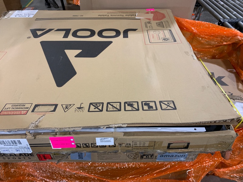 Photo 1 of JOOLA Rally TL Professional MDF Indoor Ping Pong Table w/Quick Clamp Table Tennis Net & Post Set - 10 Minute Easy Assembly - Corner Ball Holders - Tournament Quality - Includes Playback Mode