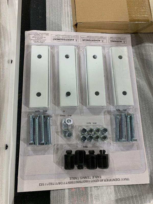 Photo 1 of JOOLA Rally TL Professional MDF Indoor Ping Pong Table w/Quick Clamp Table Tennis Net & Post Set - 10 Minute Easy Assembly - Corner Ball Holders - Tournament Quality - Includes Playback Mode