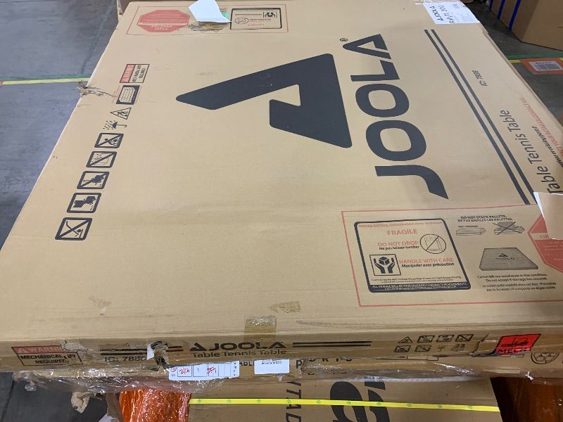 Photo 1 of JOOLA Rally TL Professional MDF Indoor Ping Pong Table w/Quick Clamp Table Tennis Net & Post Set - 10 Minute Easy Assembly - Corner Ball Holders - Tournament Quality - Includes Playback Mode