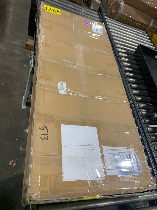 Photo 1 of Kingfun Tufted Upholstered Queen Size Bed Headboard in Modern Button Design, Adjustable Solid Wood Head Board, Premium Linen Fabric Padded Headboards in Bedroom (Beige, Queen)