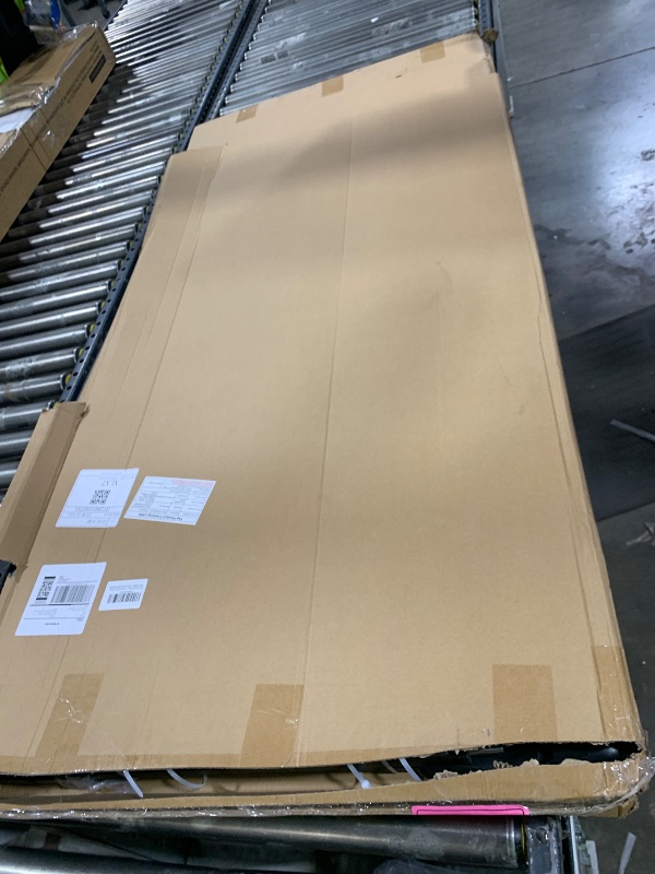 Photo 1 of Lumizone Extra Tall Cat Gate 61.02" High Pressure Mounted Extra Wide 63.39"-67.32" (17Sizes) 1.37" Gap No Drilling Auto-Close Tall Pet Gate for Dogs (Black, 63.39"-67.32" W)