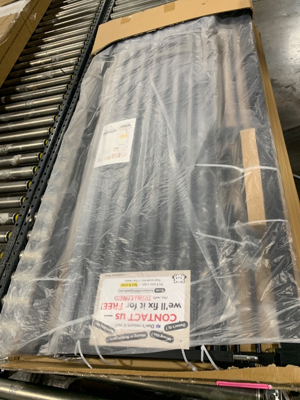 Photo 1 of Lumizone Extra Tall Cat Gate 61.02" High Pressure Mounted Extra Wide 63.39"-67.32" (17Sizes) 1.37" Gap No Drilling Auto-Close Tall Pet Gate for Dogs (Black, 63.39"-67.32" W)