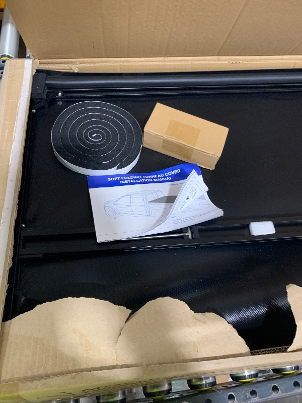 Photo 1 of MOSTPLUS Quad Fold Soft Truck Bed Tonneau Cover Compatible for 2014-2019 Chevy Silverado GMC Sierra 1500 2015-2018 Silverado Sierra 2500 3500 HD 6.5/6.6 FT Bed Fleetside On Top