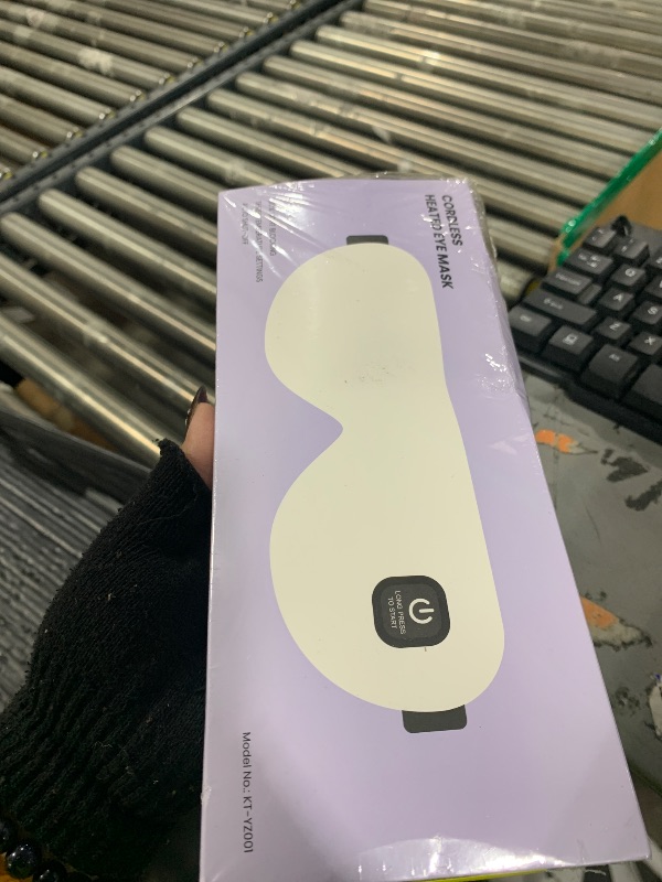 Photo 1 of Azang Heated Eye Mask - Cordless Eye Mask for Dry Eyes, FSA - HSA Eligible, Eye Relief, Improved Sleep, Washable Eye Heating pad for Travel and with Replaceable Shell (Gray)