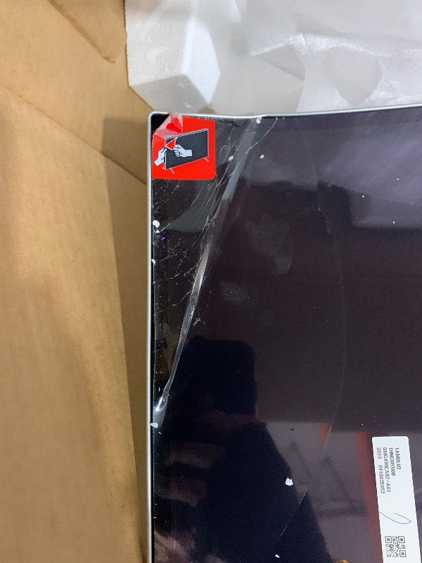 Photo 1 of FOR PARTS ONLY - Samsung 49" Odyssey G93SC Series Curved Gaming Monitor, QD-OLED, 240Hz, 0.03ms, DQHD, G-Sync Compatible, FreeSync Premium Pro, Adjustable Stand