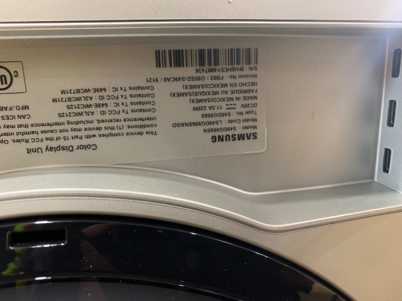 Photo 1 of Samsung 49-Inch Odyssey G9 (G95SD) Series QD-OLED G-Sync Compatible Curved Gaming Monitor, 240Hz, 0.03ms, Dual QHD, Glare Free, FreeSync Premium Pro, Ergonomic Stand,LS49DG956SNXGO,2024, 3 Yr Warranty