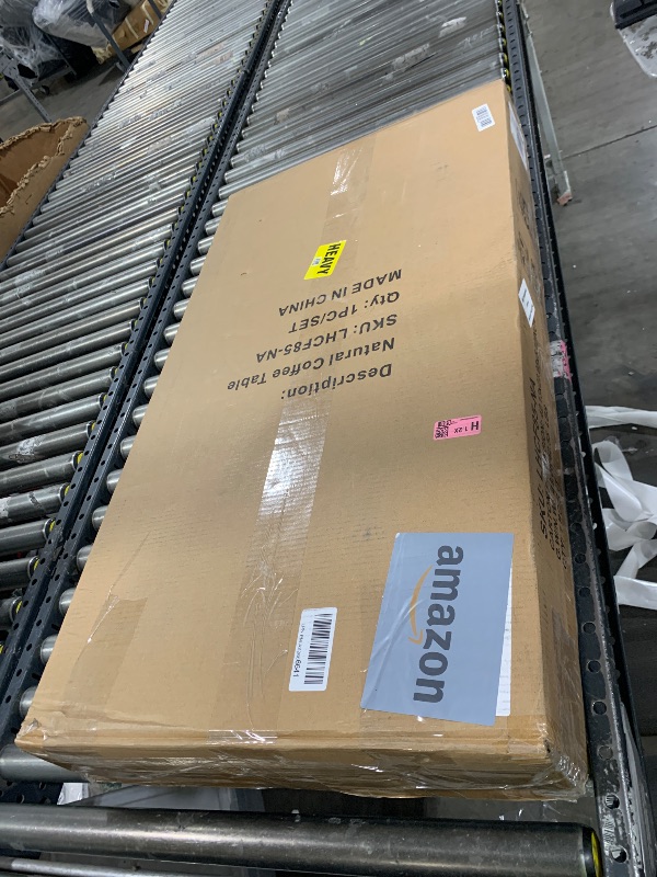 Photo 1 of LYNCOHOME Fluted Lift Top Coffee Table with Storage, Modern Coffee Table for Living Room, Home Office(Natural)