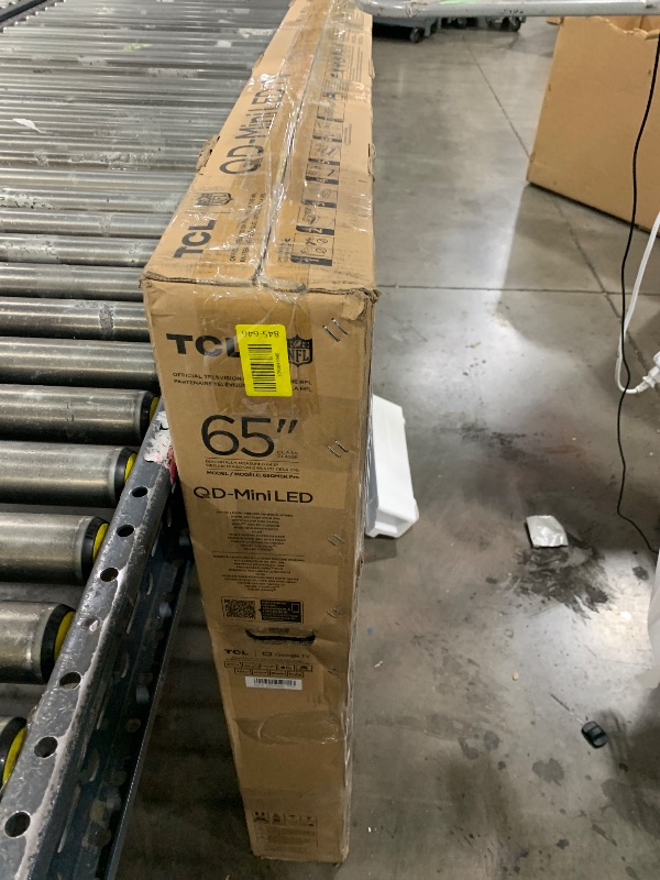 Photo 1 of TCL 65 Inch Class QM6K Series | Mini LED QLED 4K HDR | 65QM6K, 2025 Model | 120HZ-144HZ High Brightness Smart Google TV Dolby Atmos Onkyo Audio | Voice Remote Alexa Gaming Streaming Television