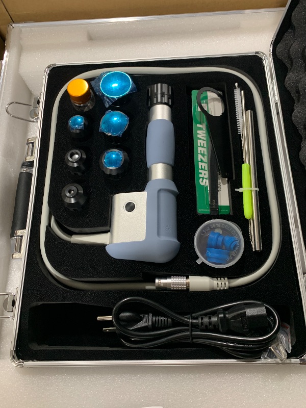 Photo 1 of 2026 MODOY Shockwave Therapy Machine for Joint/Muscle Pain Relief, FSA/HSA Eligible Shockwave Therapy, Non-Invasive Extracorporeal ESWT Shock Wave Therapy Device, Ideal for Home & Clinical Use(White)