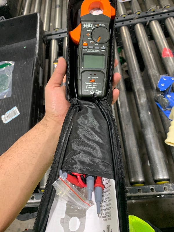 Photo 1 of Klein Tools CL445 HVAC Clamp Meter, Auto-Ranging TRMS, NCVT, Measures Voltage, Current, Temperature, Micro Amps, InRush and More