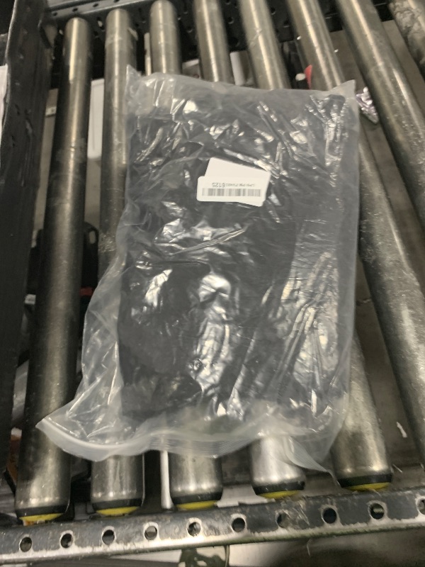 Photo 1 of ForElise Lace Applique Modest Bridesmaid Dresses Long Chiffon A-Line Black Gowns and Evening Dresses V-Neck Flowy Prom Dress with Slit Size 10