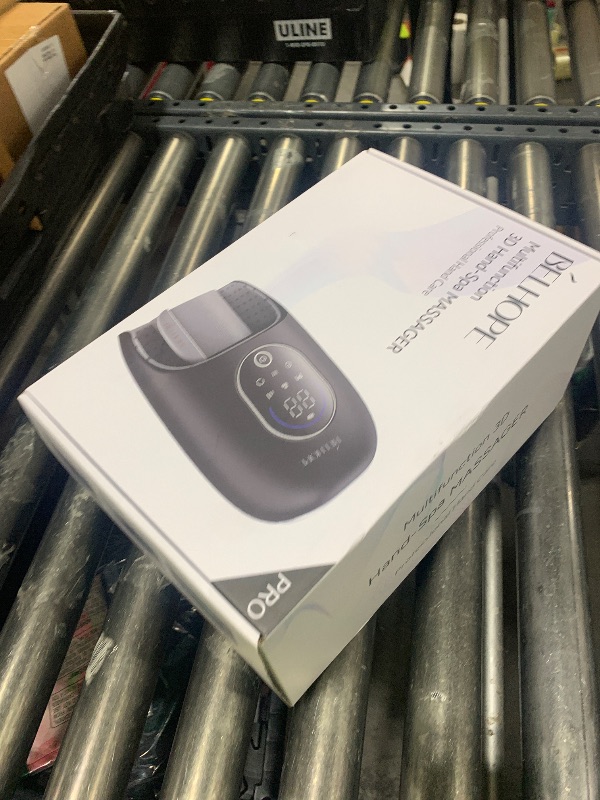 Photo 1 of **USED** Hand Massager with 9 Modes and 4 Heating for Hot and Cold Therapy Wrist Massager for Arthritis and Carpal Tunnel Relief, Hand Massager with Heat and Compression, Mother's Day Gifts, Black