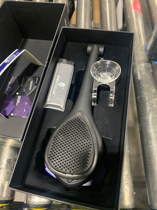 Photo 1 of BakBlade 3.0 Stealth Total Care Set | Back Shaver With Lotion Applicator | All-in-1 Kit with 23" Handle +3 Extra Blade Refills for a Pain-Free Back Shave for Men