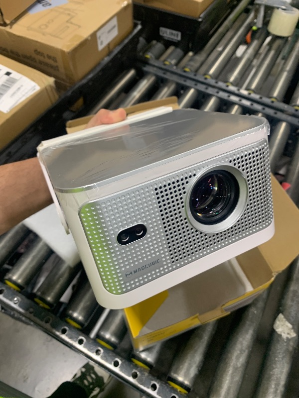 Photo 1 of Smart Projector with 4K 8K Support, Mini Projector with Wifi6 and Bluetooth5.4, 600 ANSI, Auto Focus & Obstacle Avoidance 1080P Portable Movie Proyector for Home Outdoor, Magcubic HY350Max