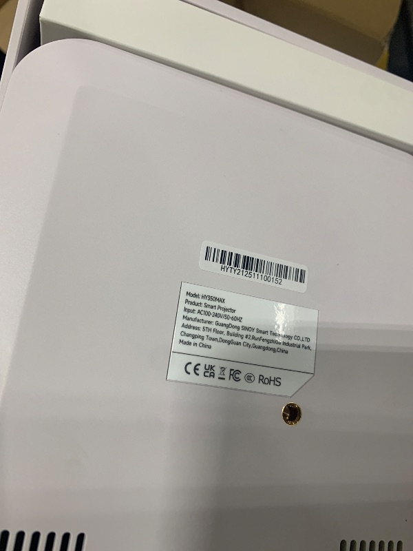 Photo 1 of Smart Projector with 4K 8K Support, Mini Projector with Wifi6 and Bluetooth5.4, 600 ANSI, Auto Focus & Obstacle Avoidance 1080P Portable Movie Proyector for Home Outdoor, Magcubic HY350Max